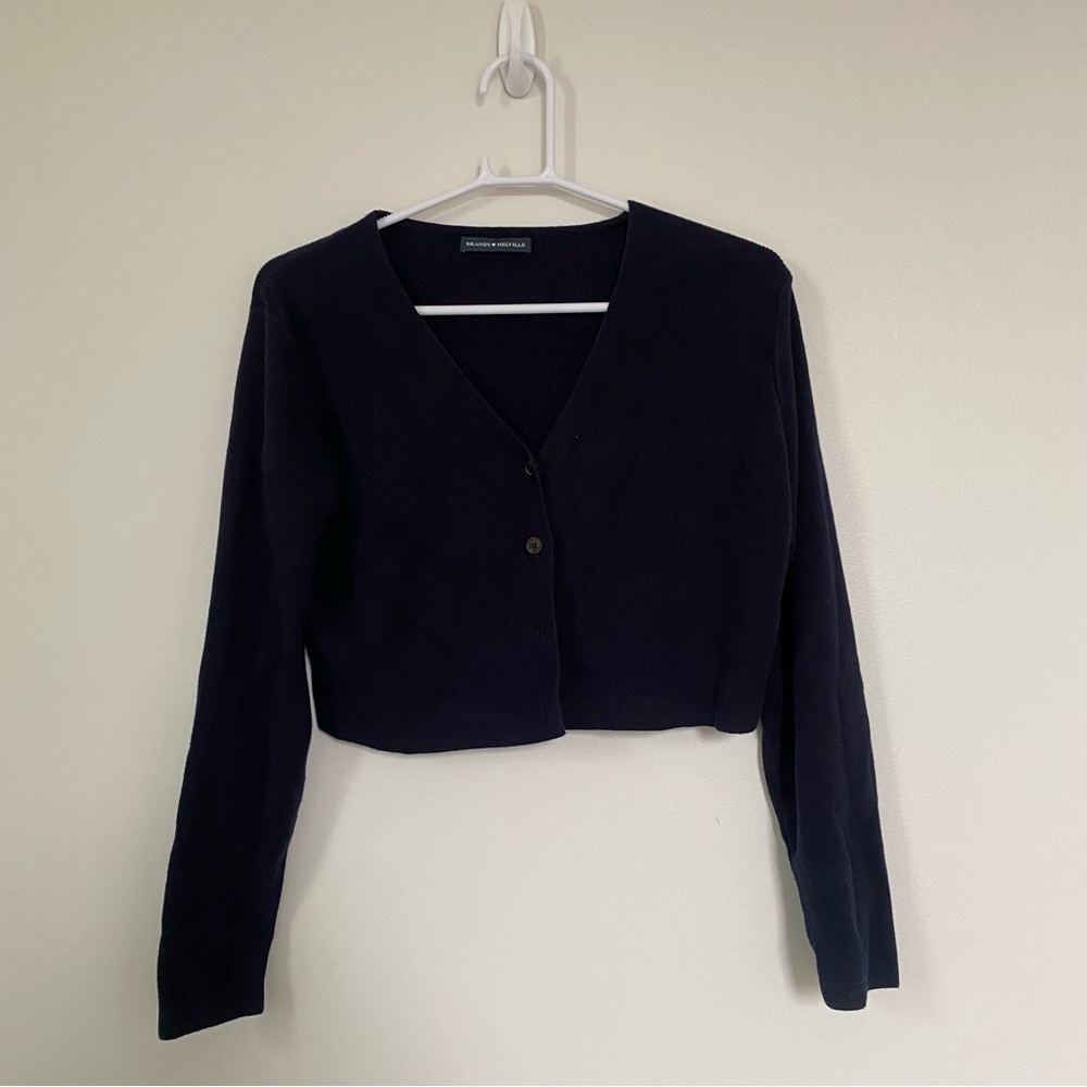 Jolene Cardigan Crop black Button-Up Women's Cardigan